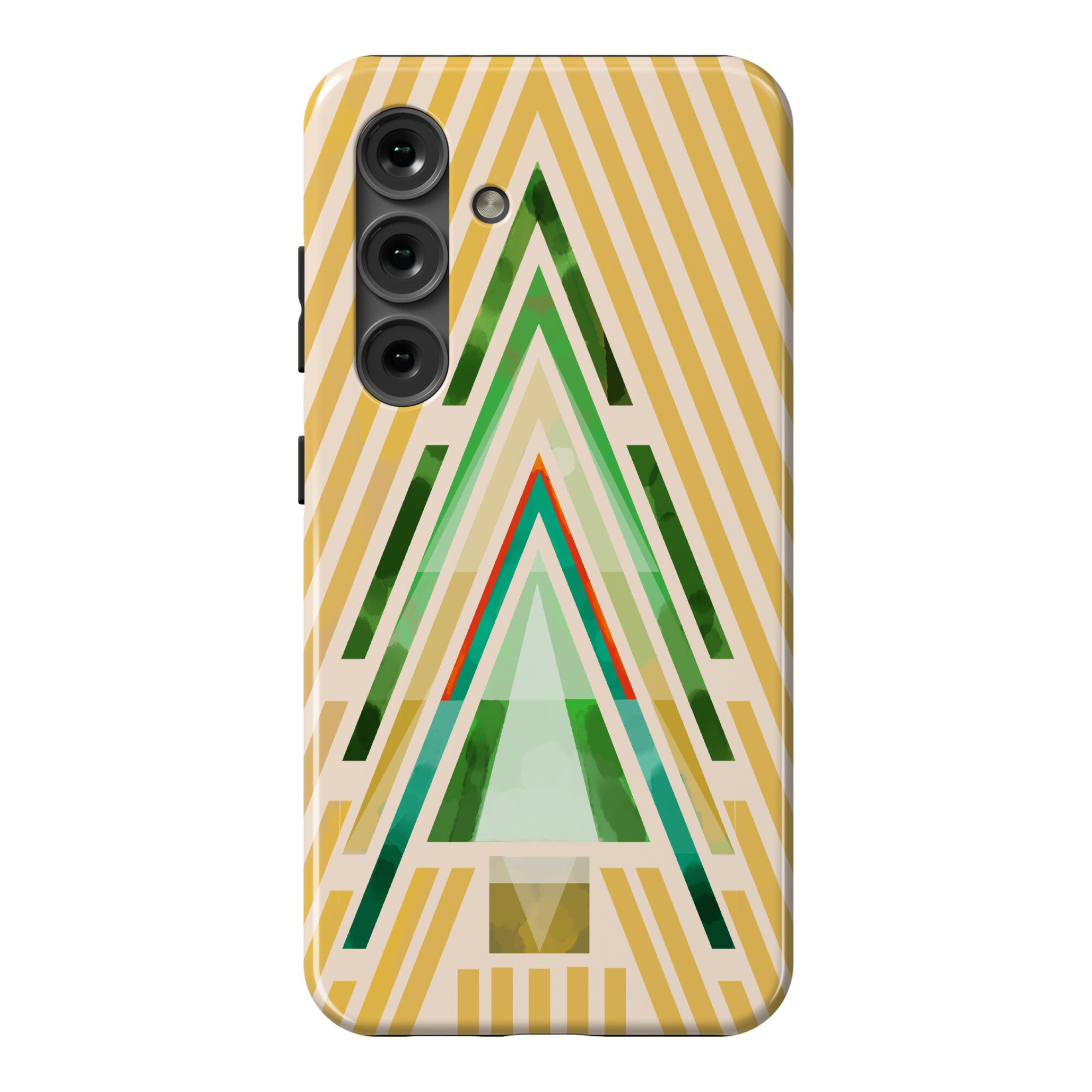 Geometric Summer Tree Phone Case